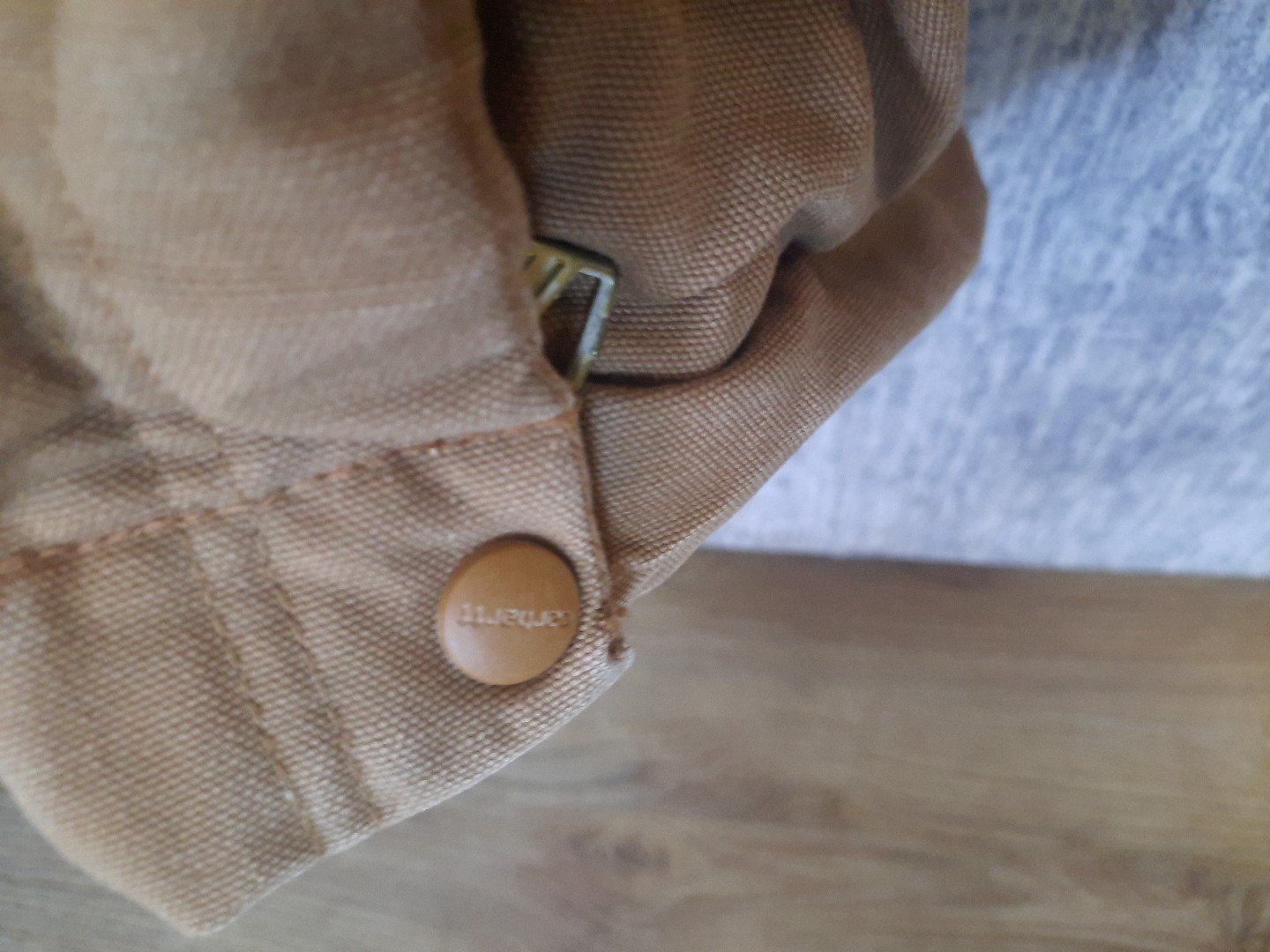 Carhartt Overalls 34×30 Brown Duck Canvas Work Bib Double Knee RN# 14806