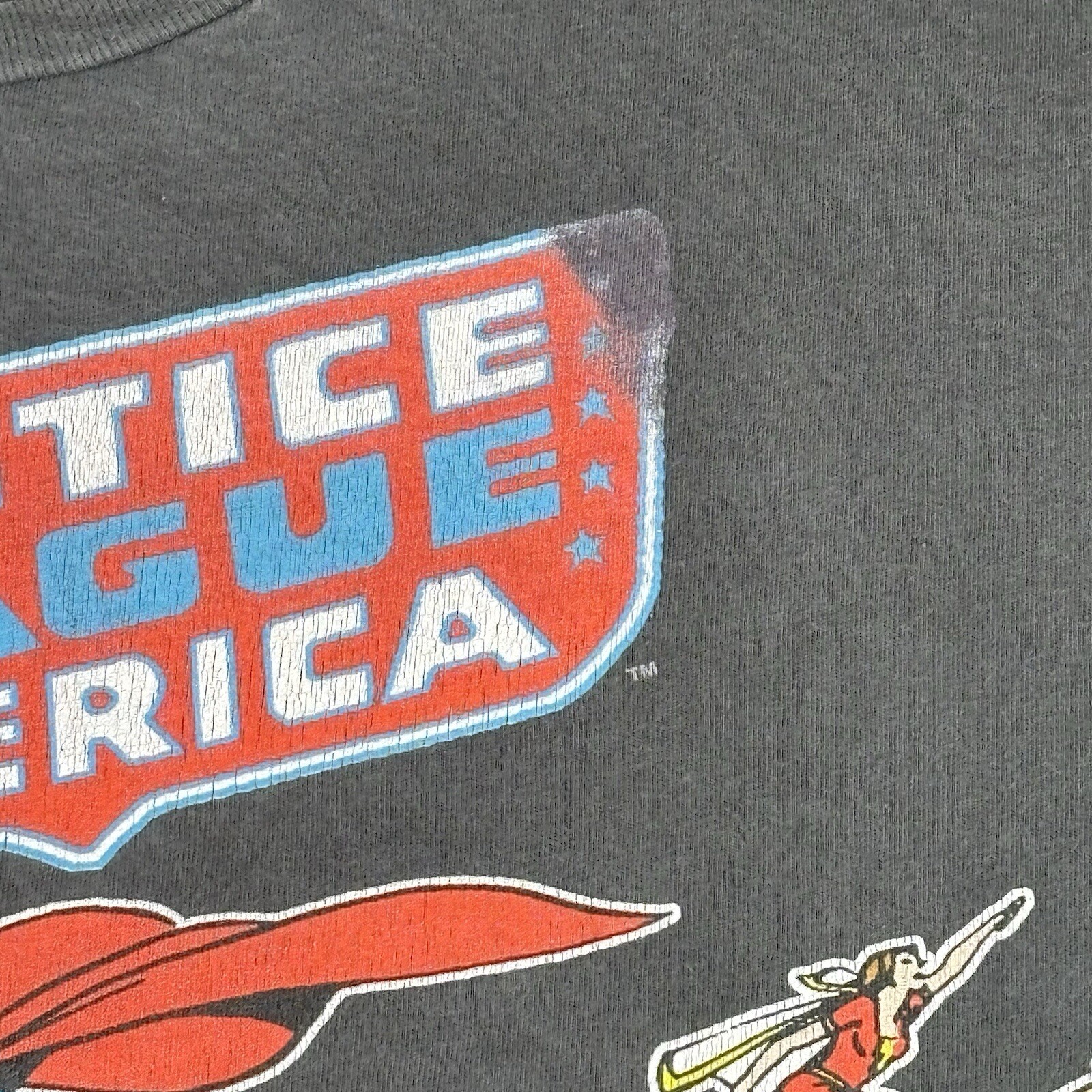 Justice League America Shirt Mens XL Gray DC Comics T Shirt All Characters