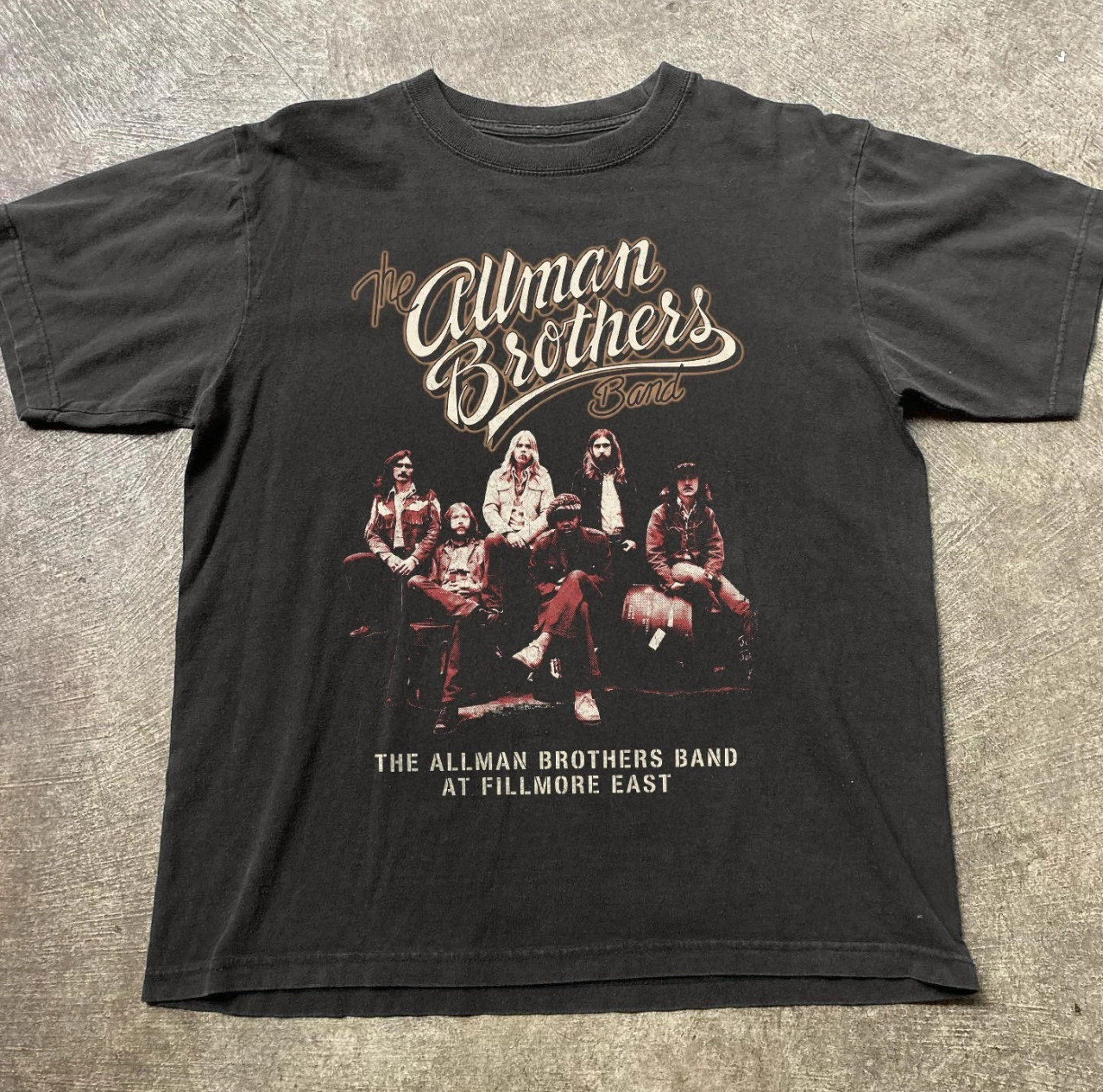 NEW! The Allman Brothers Band At Fillmore East Unisex Black T-shirt Size S-5XL