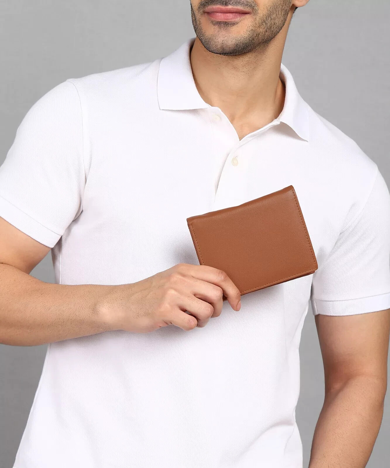 Men’s Genuine Leather Bifold Wallet Hipster Credit Card ID Holder RFID Blocking