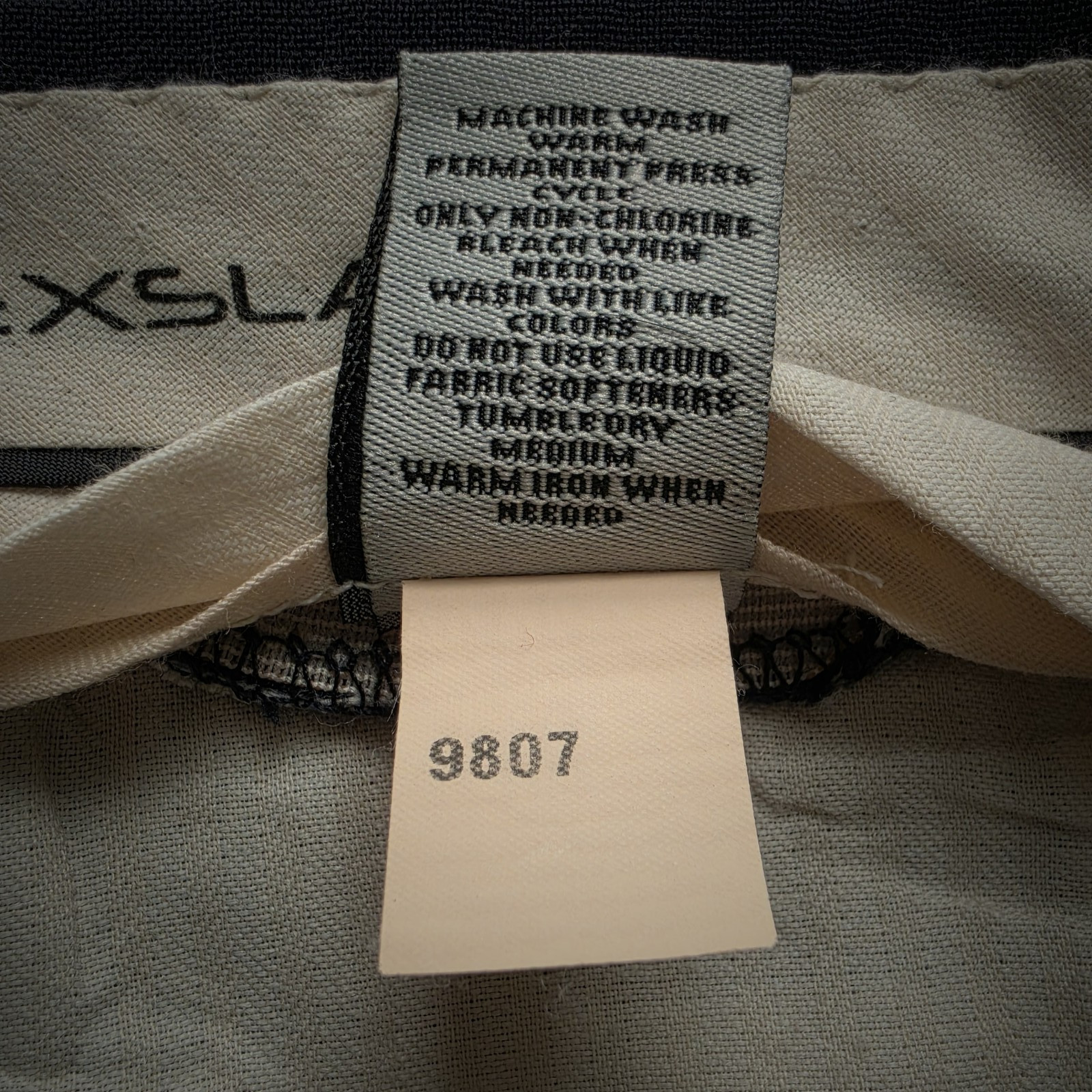 David Taylor Flexslax II Pants Men 42×29 Navy Blue Comfort Stretch Polyester