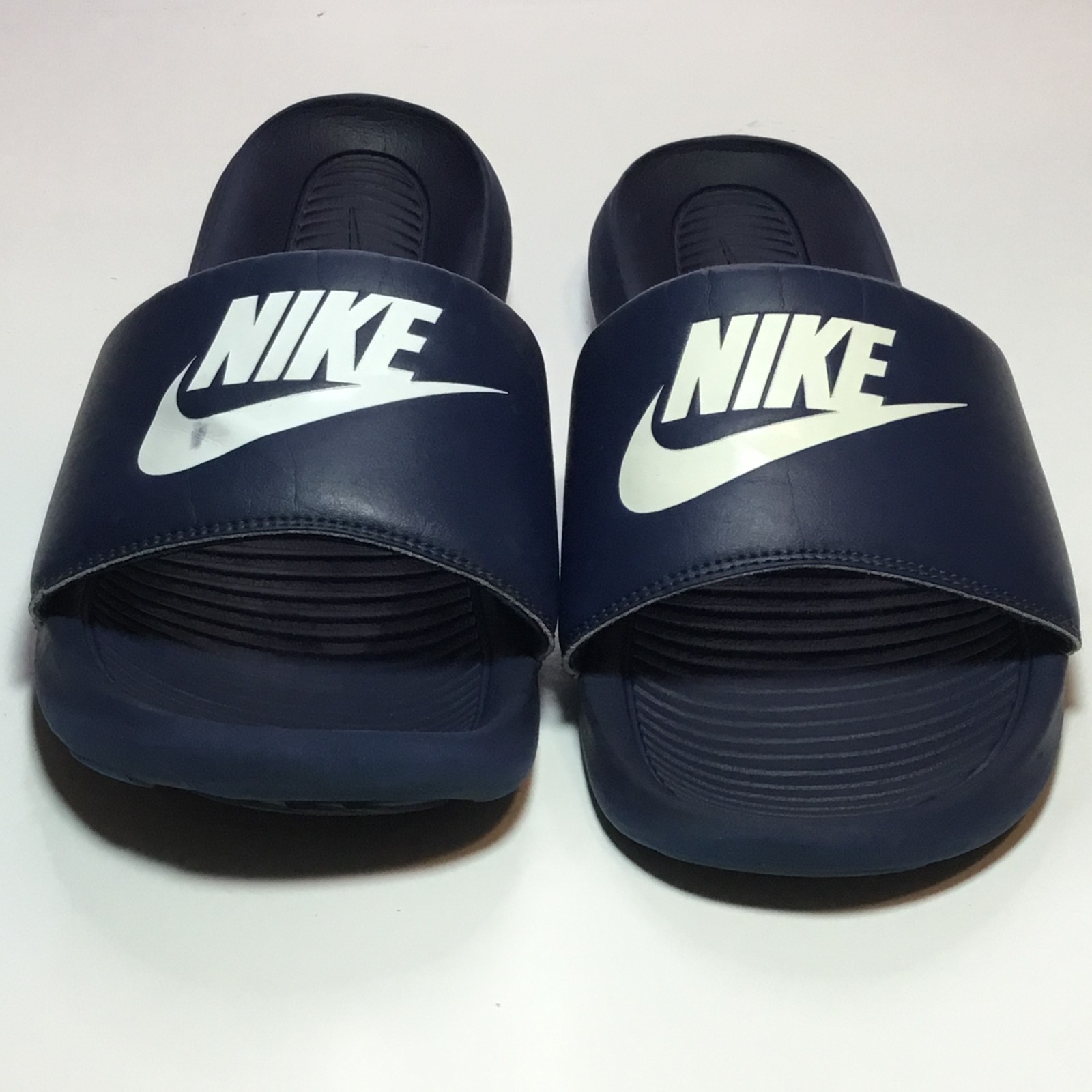 Men NIKE VICTORI ONE SLIDES Midnight Navy (CN9675 401) Size 12