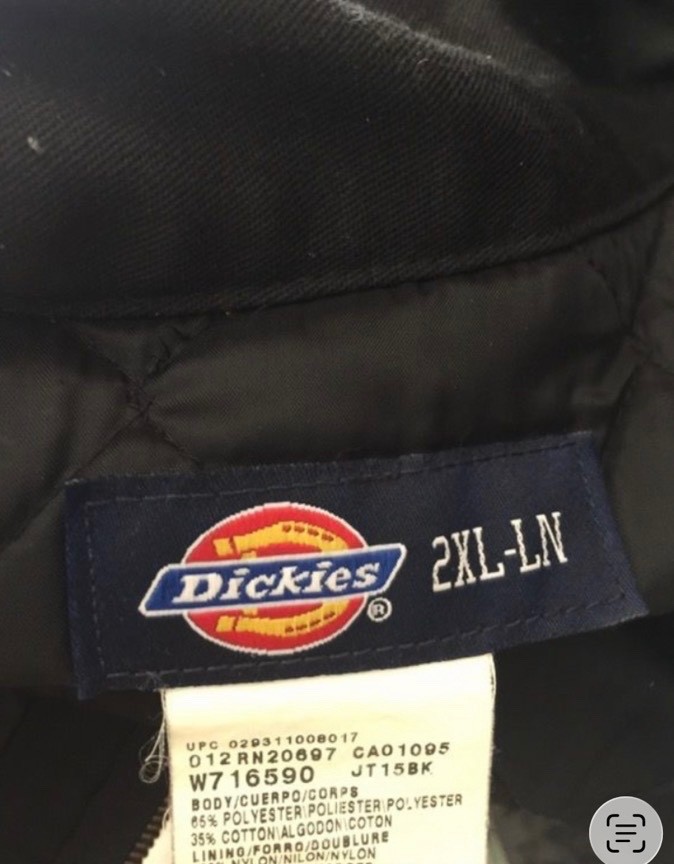 Dickies jacket Street Low black xxl