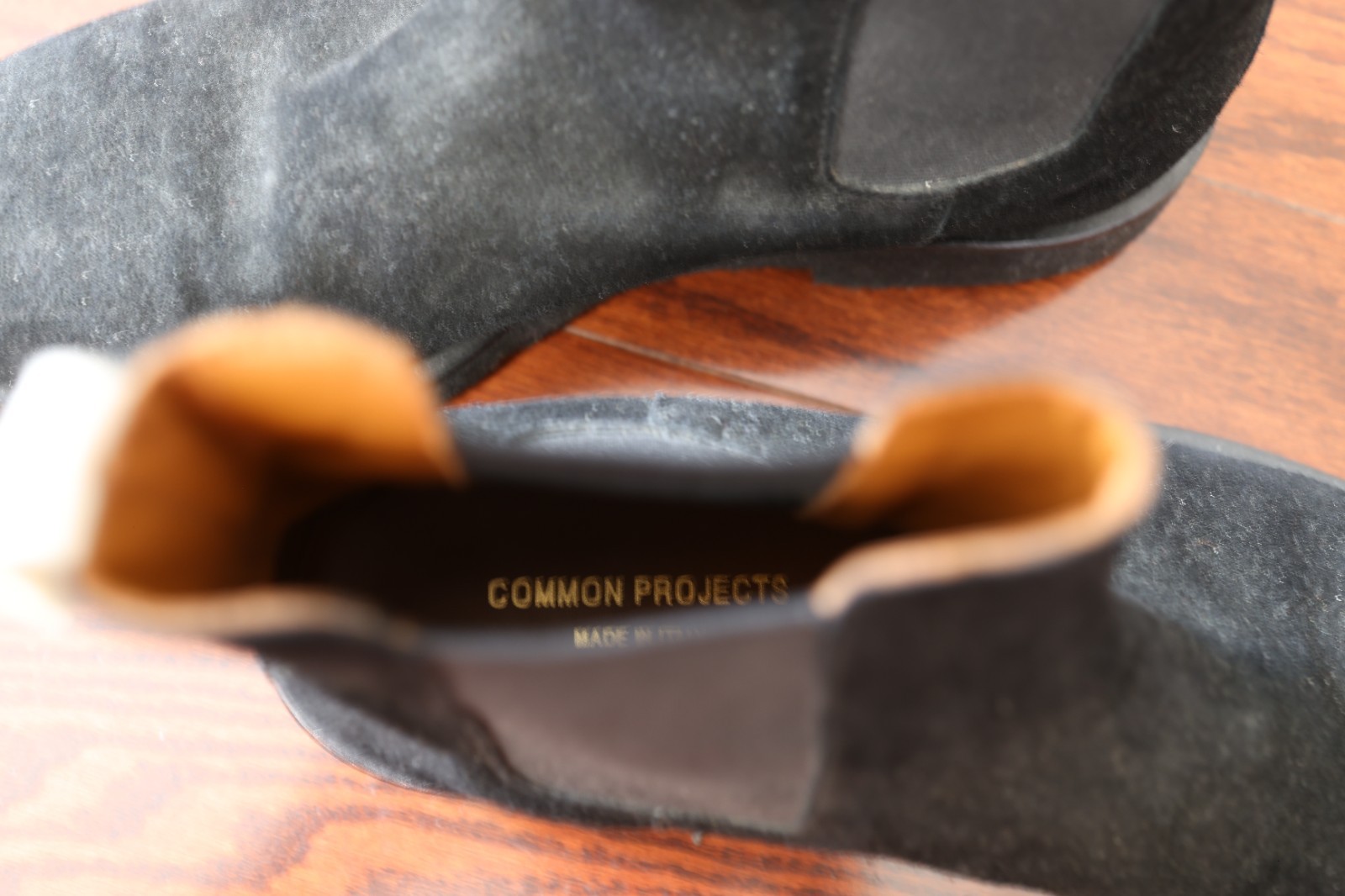 [New]: Common Projects Black Suede Chelsea Boot [Size 42/9]