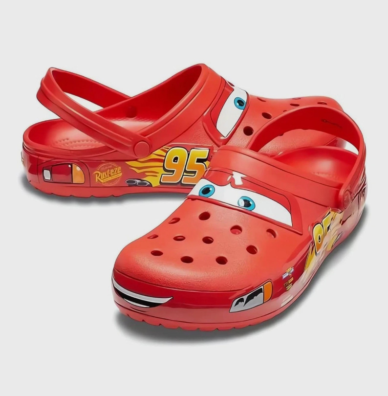 NEW Crocs Lightning McQueen Clog Adult Shoes Limited Classic No Lightup US