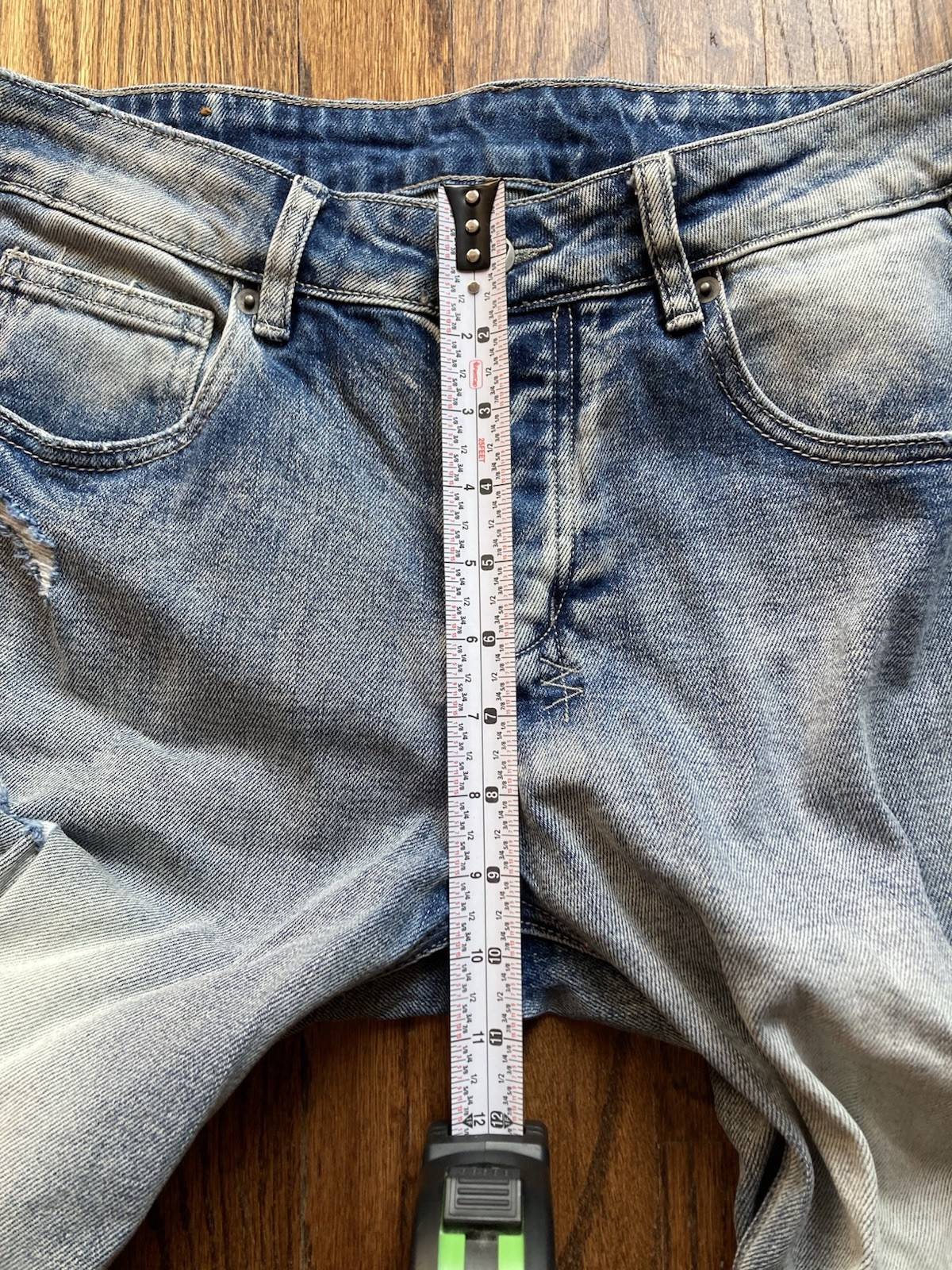 Ksubi Jeans Men Size 30 Skinny Van Winkle Hunter Beden Distressed Blue Denim