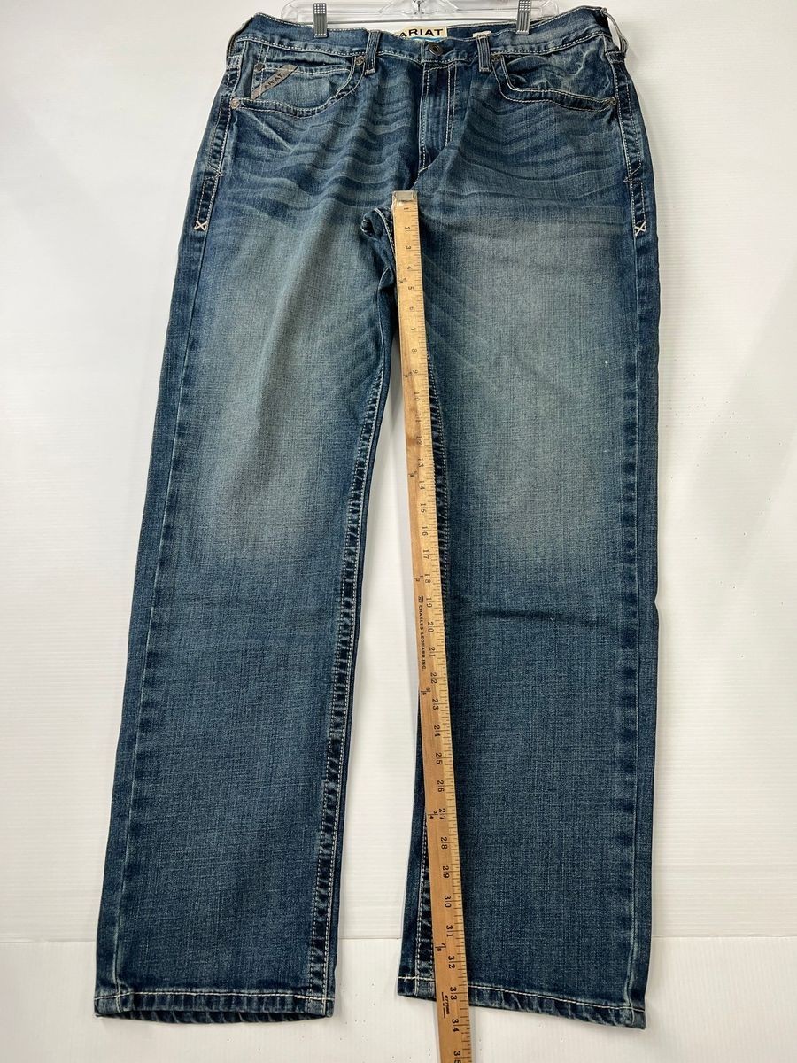 ARIAT M2 Grayson Boot Cut Jeans Men’s Size 38×34 Fargo