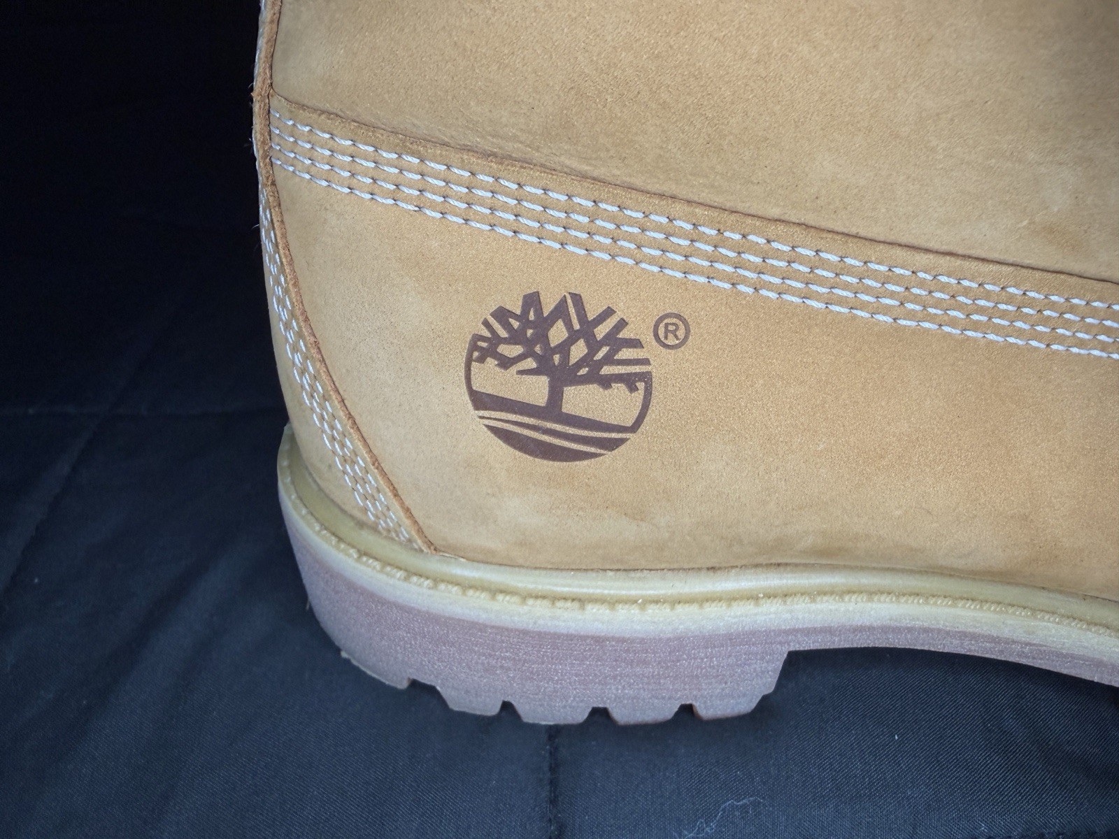 Timberland Men’s Premium 6″ Waterproof Boots, Wheat Nubuck, Size 10 M