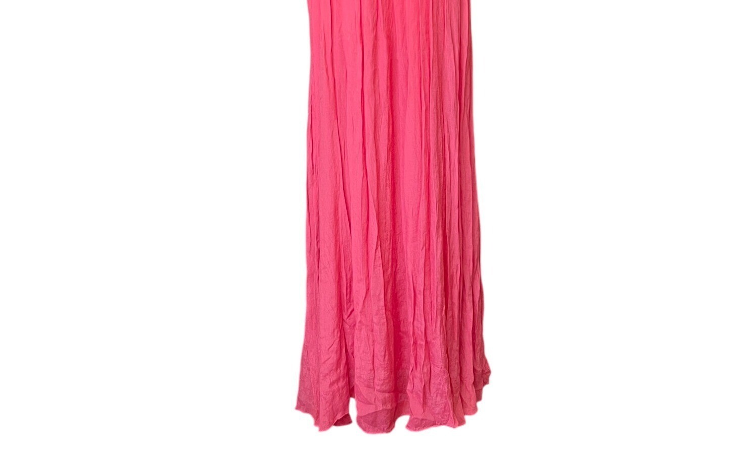 Suncoo Boho Maxi Dress Size M Sundress Beach Resort Vacay Flowy Long Coral Indie