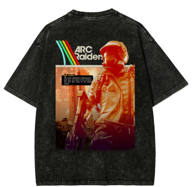 Retro Futuristic Helmet Soldier Graphic Vintage Tee Gift T-Shirt