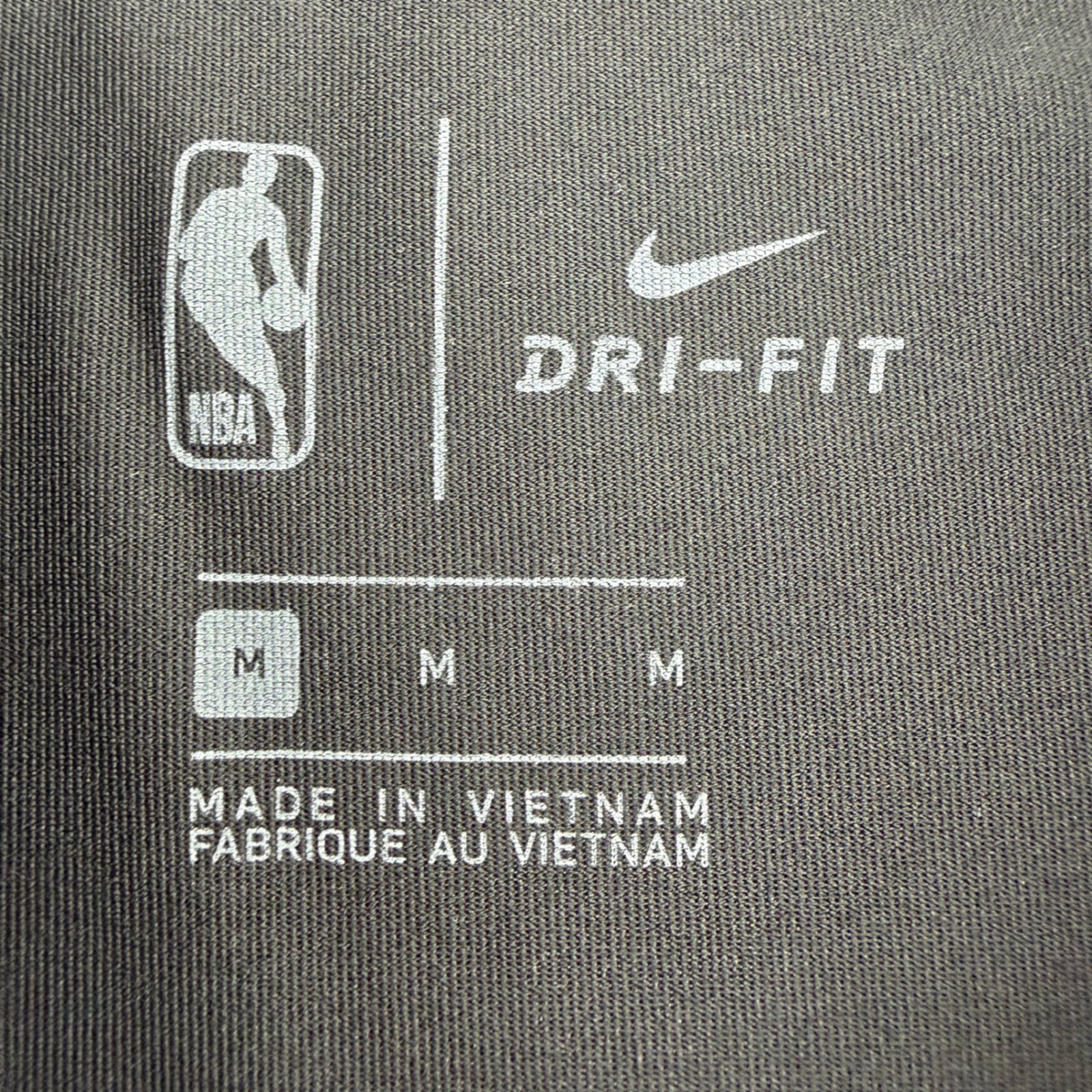 Nike Polo Shirt Mens Medium Black San Antonio Spurs NBA Dri-FIT Short Sleeve