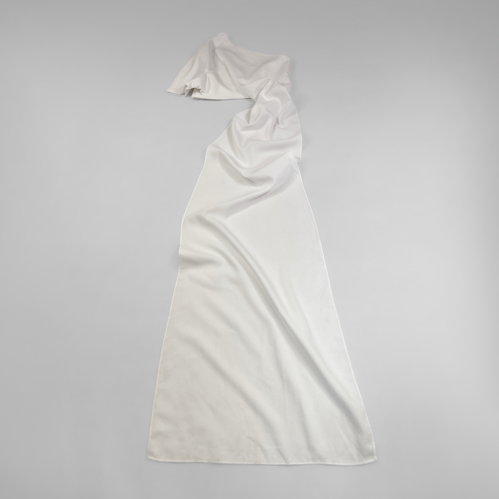 Solace Top Chrysa Statement Ivory One Shoulder Draped Asymmetric Occasion UK 8