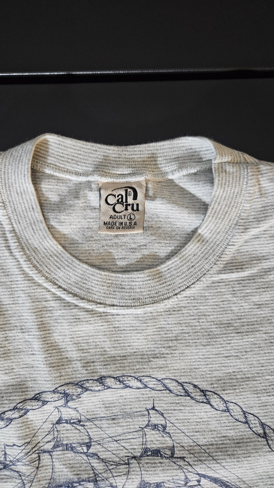 1990 Charleston South Carolina Cal-Cru Adult L Shirt Ship Vintage