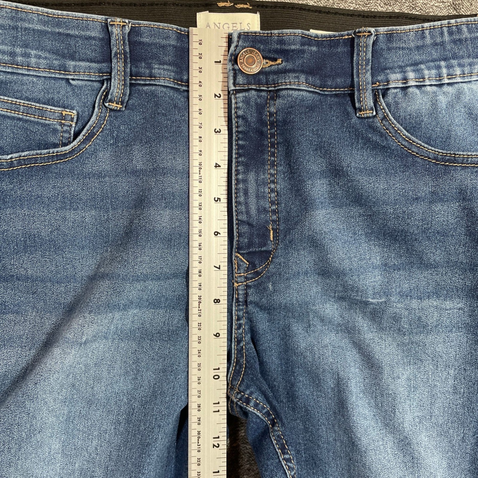 Angels Forever Young Jeans Womens 14/32 Everluxe Sculpt Skinny Blue High Rise