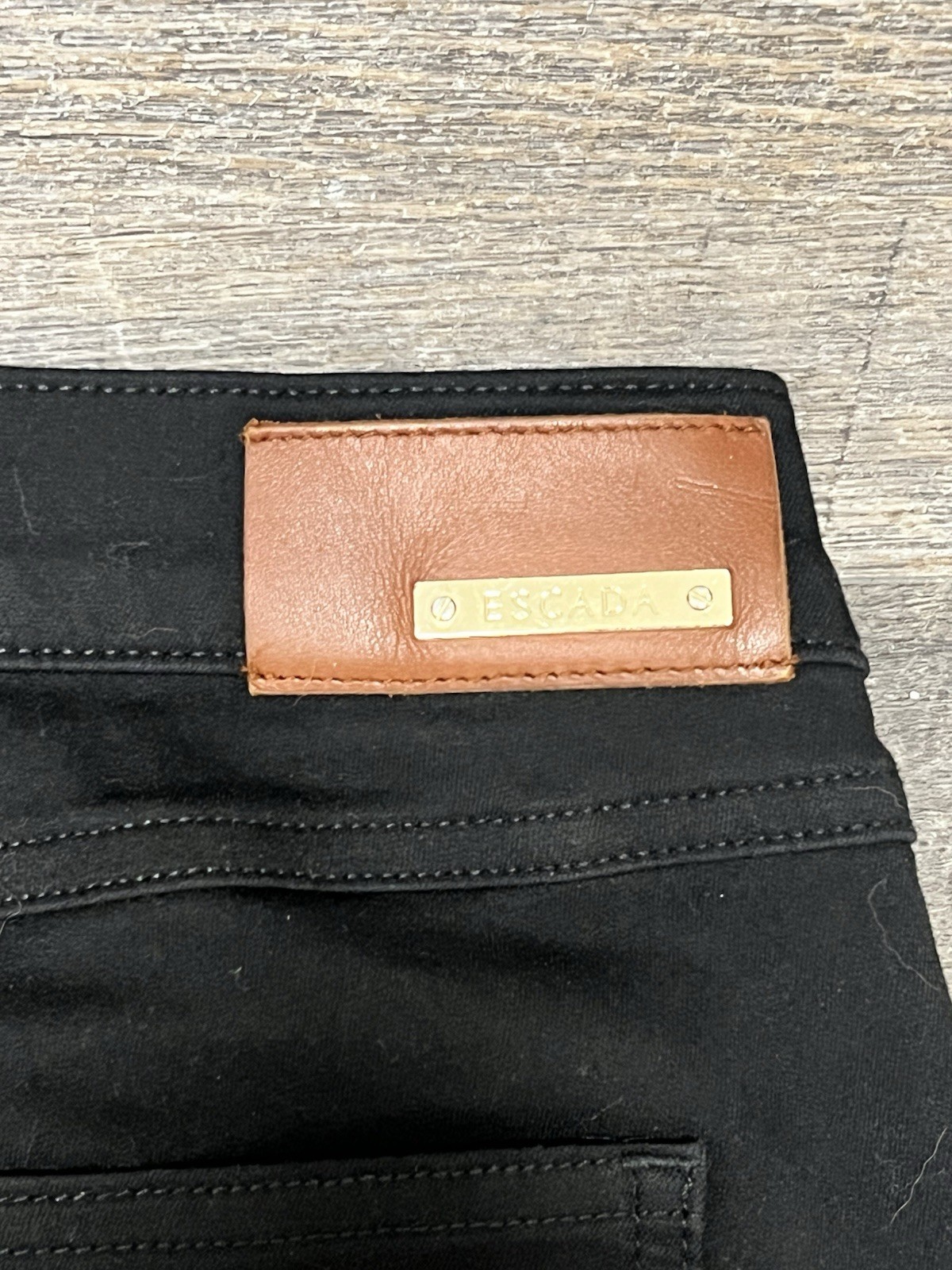 Escada Black Skinny Pants 46