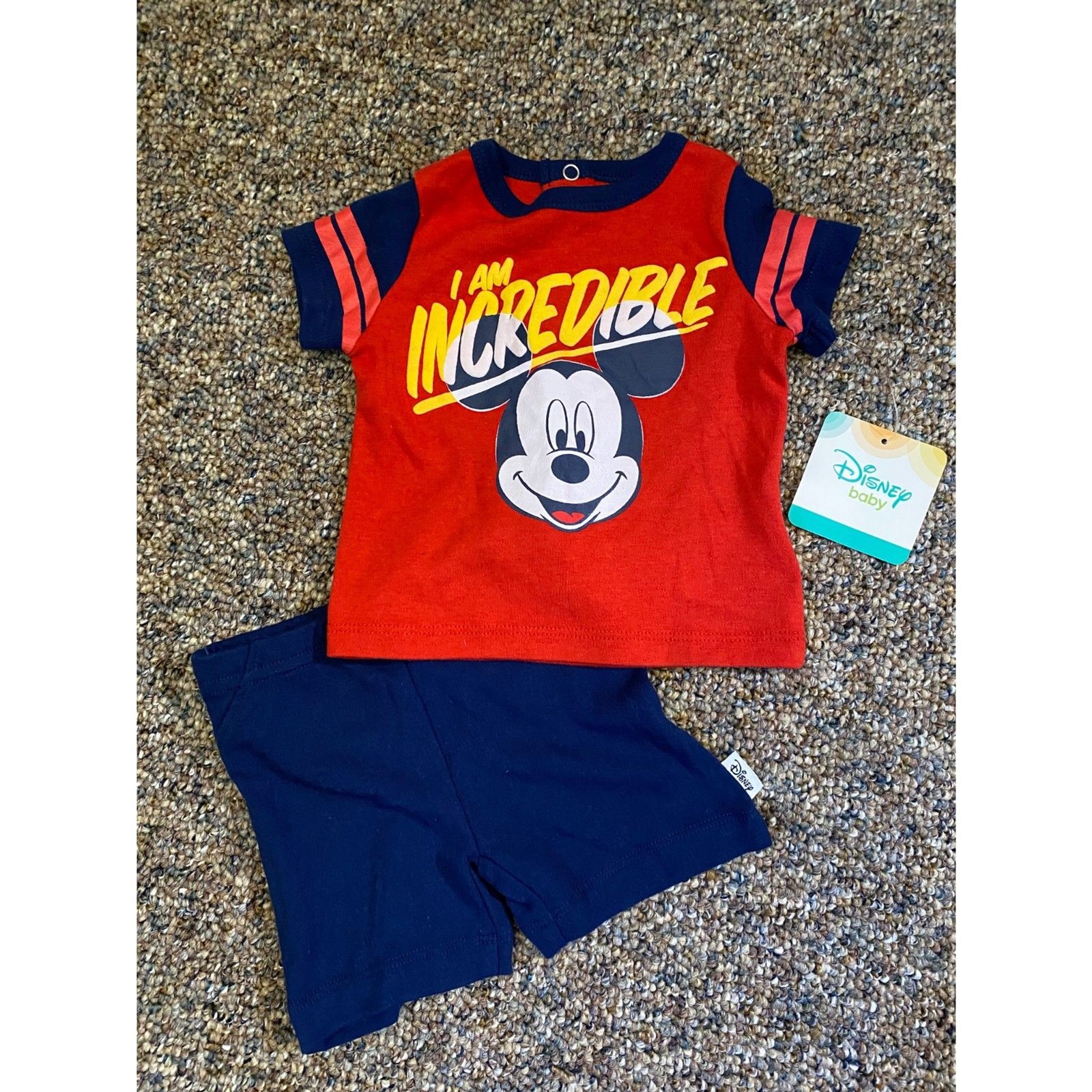 Disney Baby Mickey Mouse Set 3-6 Months