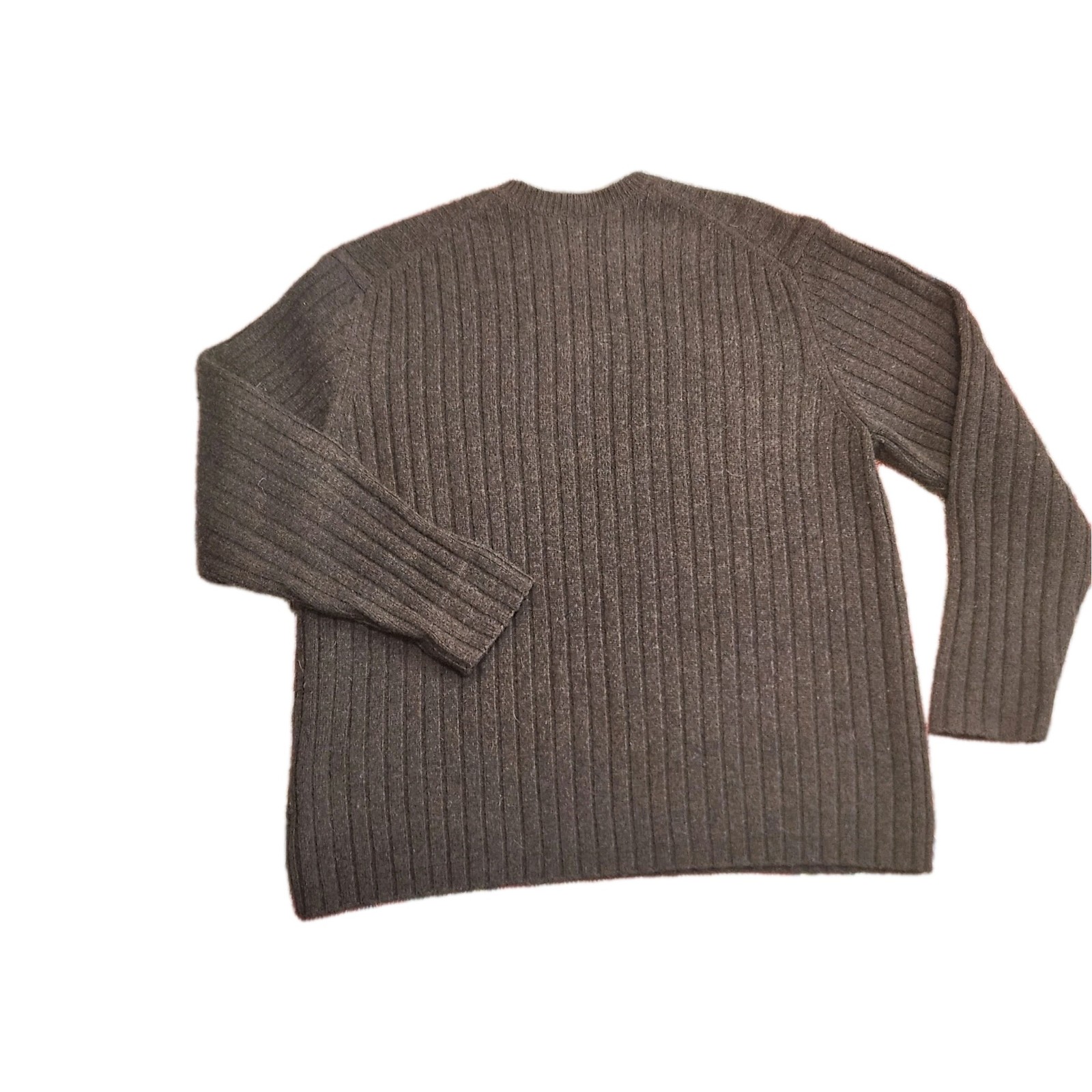 Vintage 90s Gap 100% Lambswool Knit Sweater Brown Men Sz XXL Quiet Luxury