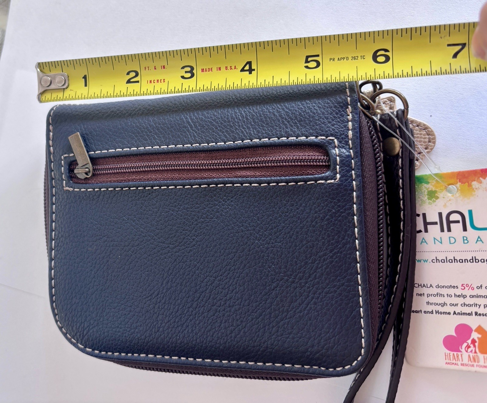Chala Flip Flop Zip Around Wallet Wristlet NWT Summer Vibe 5″W x 6″H x 1″D NWT