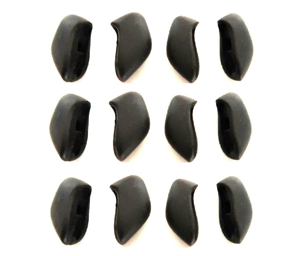 12 Pcs 6 Sets Nose Pad Nose Piece For-Oakley Flak Jacket Sunglasses Black