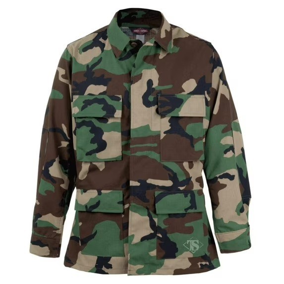 TRU-SPEC Woodland Classic BDU Shirt NYCO M81 MilSpec Coat 1270