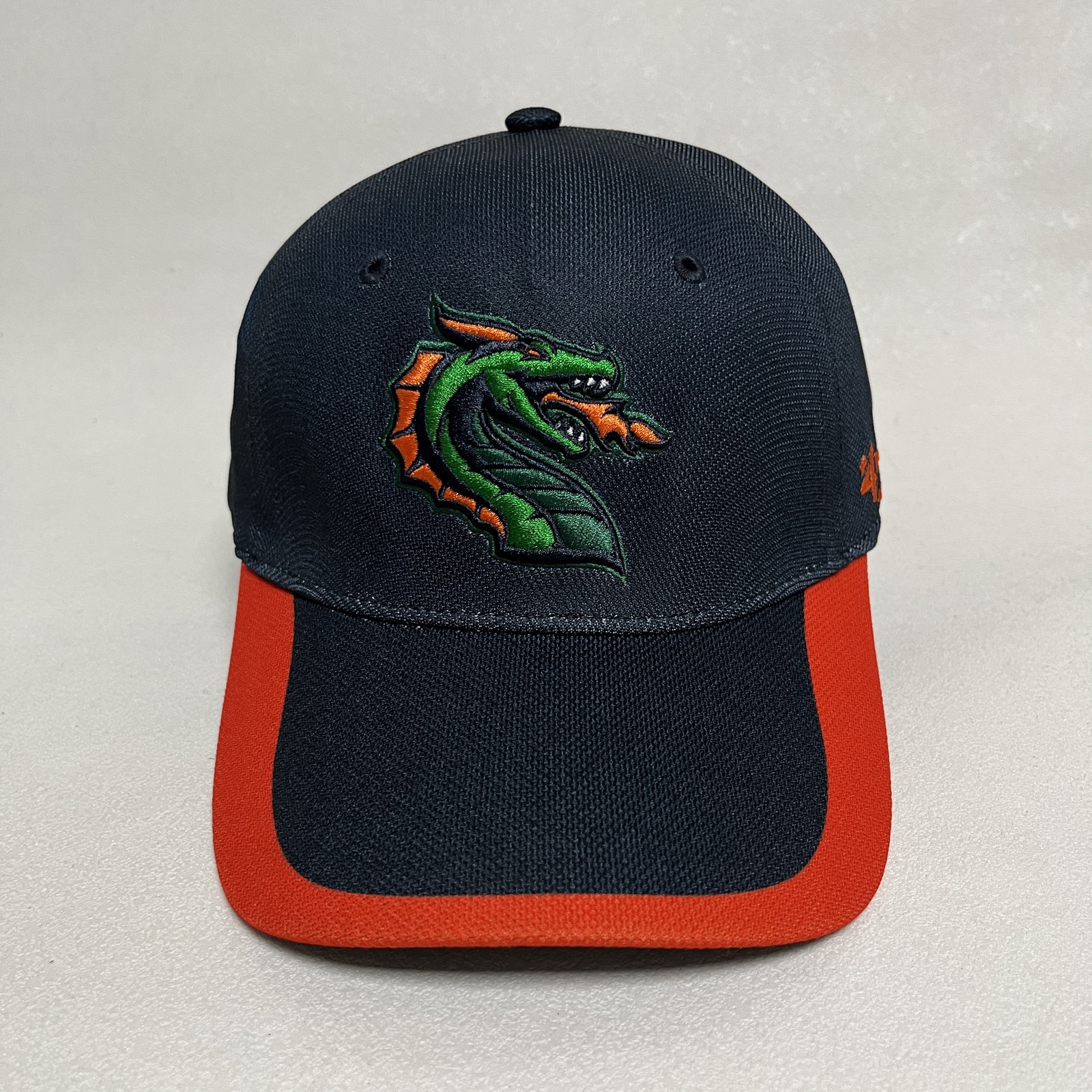 ’47 Seattle Dragons Fitted Cap Navy Orange Retro XFL Hat 7 1/4