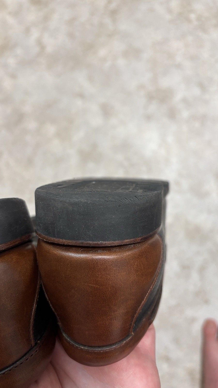 Allen Edmonds Nashua Loafer Mens 9.5B Black/Brown Leather Tassel Slip In Shoes