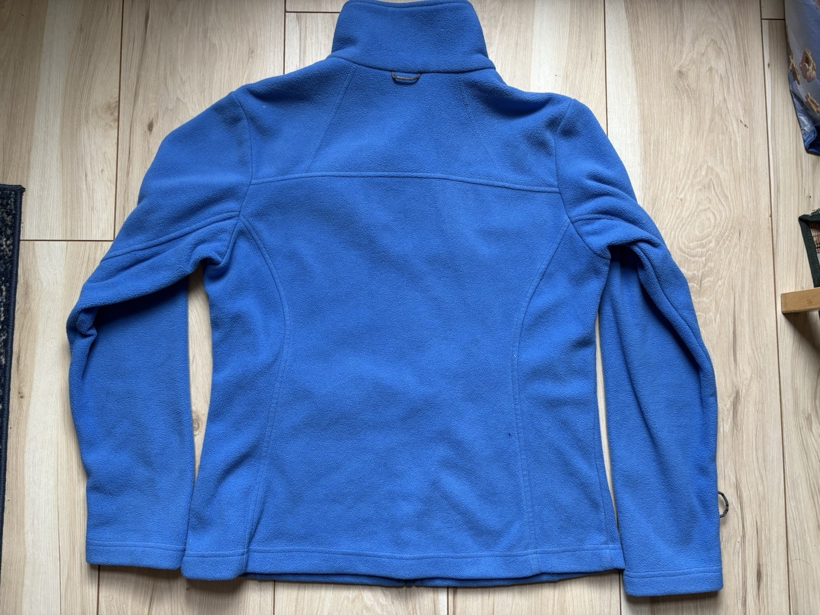 Columbia Women’s Medium Blue Fleece Jacket Full Zip Lightweight Outdoor Hiking
