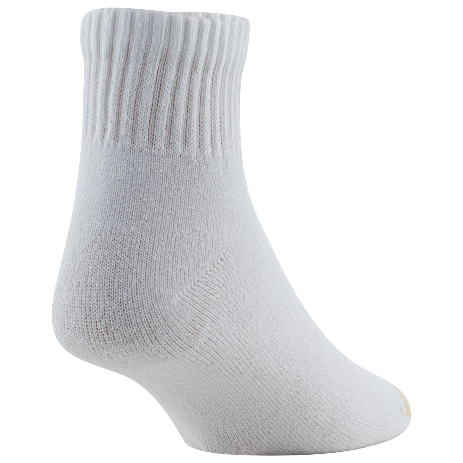 GOLDTOE Men’s 656P Cotton Ankle Athletic Socks, Multipairs, White (6-Pairs), …
