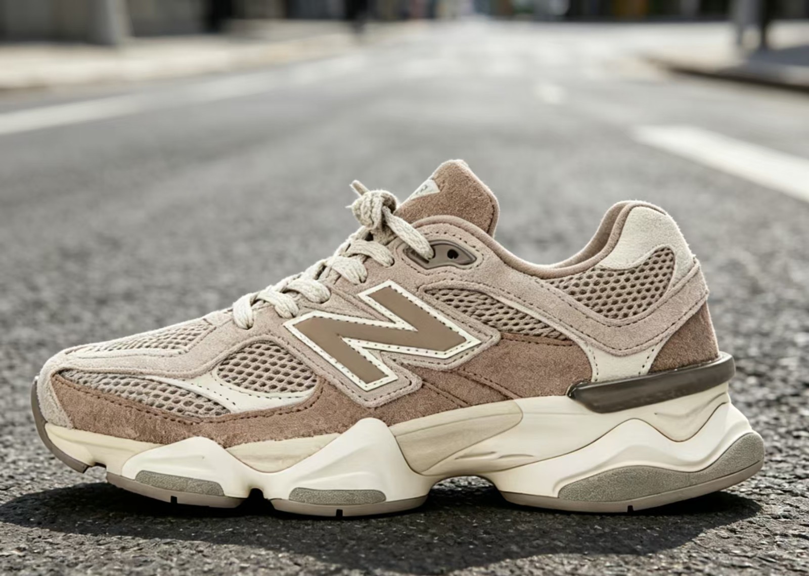 New Balance 9060 ‘Mushroom Arid Stone’ men’s shoes –