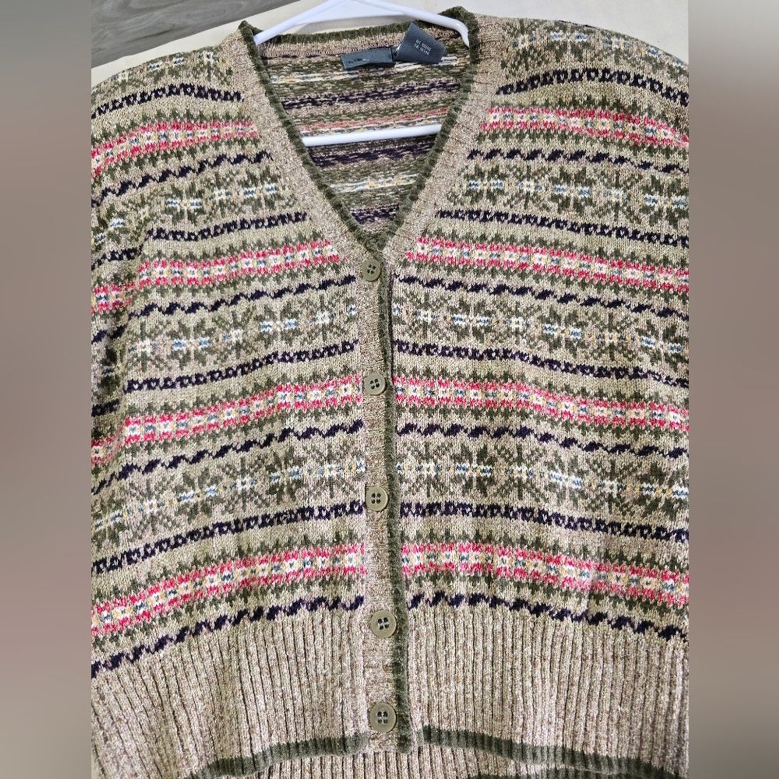 Lizwear Women’s Patterned Sweater – Multicolor