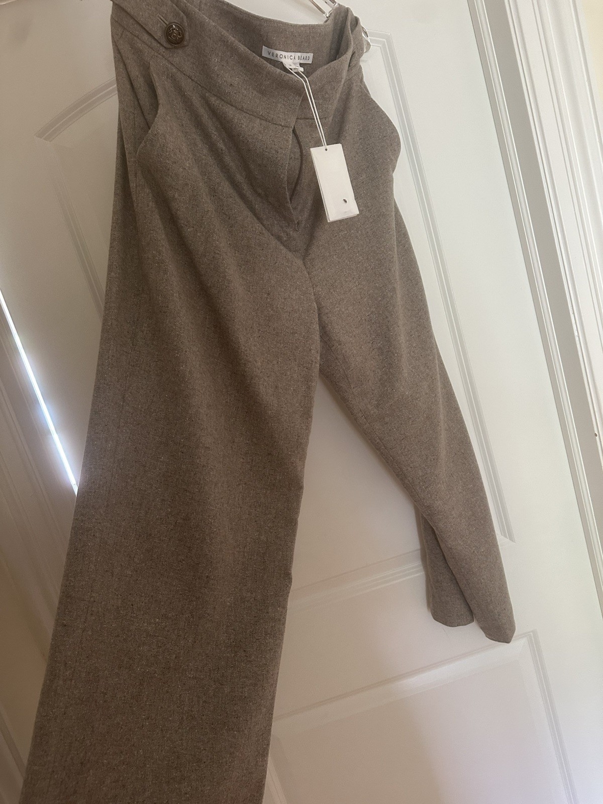 Veronica Beard Crop Pants Wide Leg 14