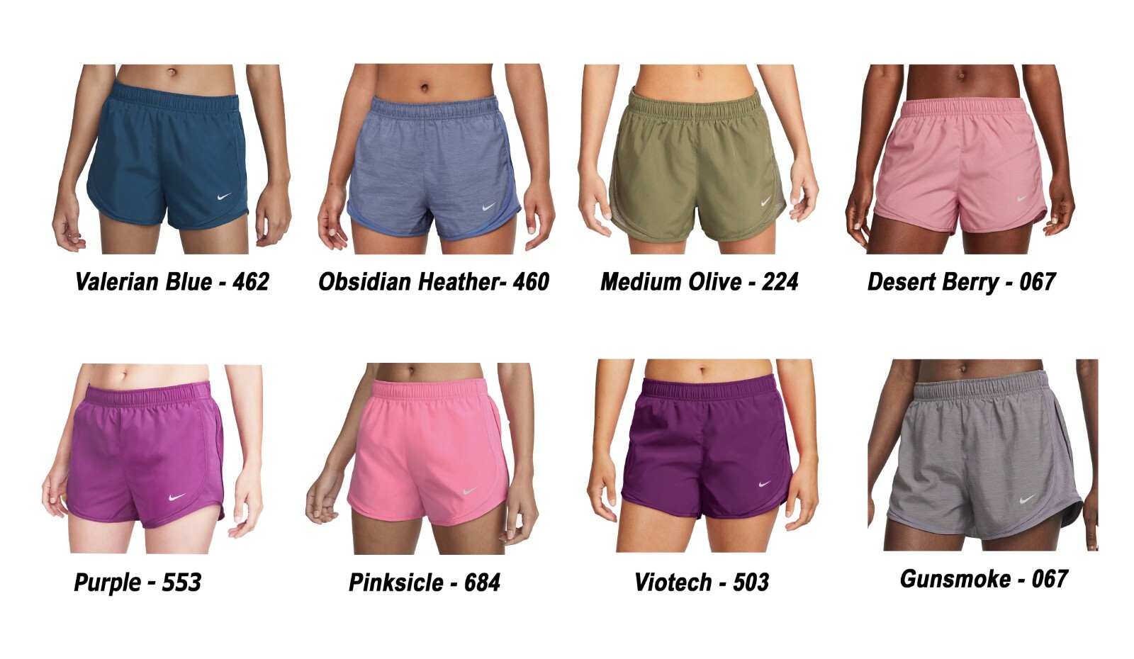 Nike Womens Tempo Brief Lined Running Shorts in Different Colors & Sizes, CU8890