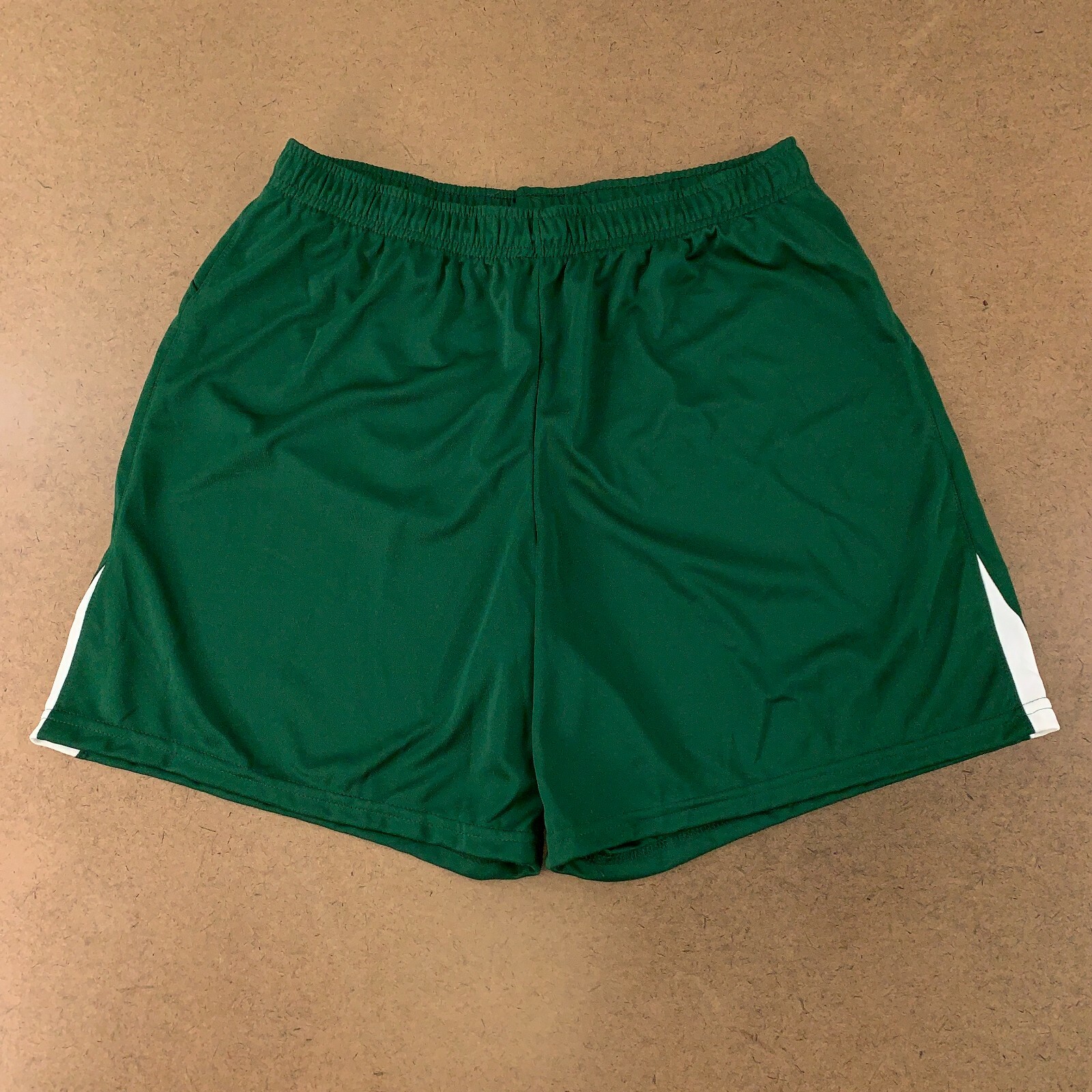 High Five Adult Size Large Forest/White Athletic Hawk Shorts 325410 NWOT