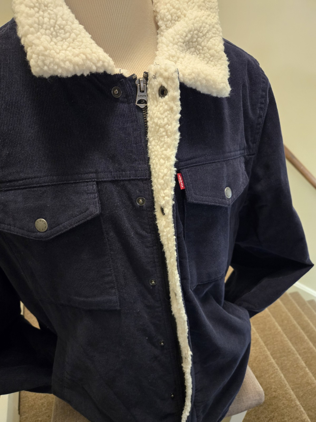 Levi’s corduroy sharpa winter jacket
