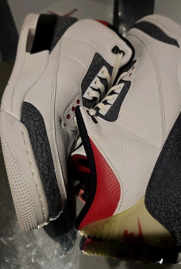 Nike Air Jordan 3 Retro SE Fire Red Denim CZ6431-100 US 15 Rare Excellent OG Box