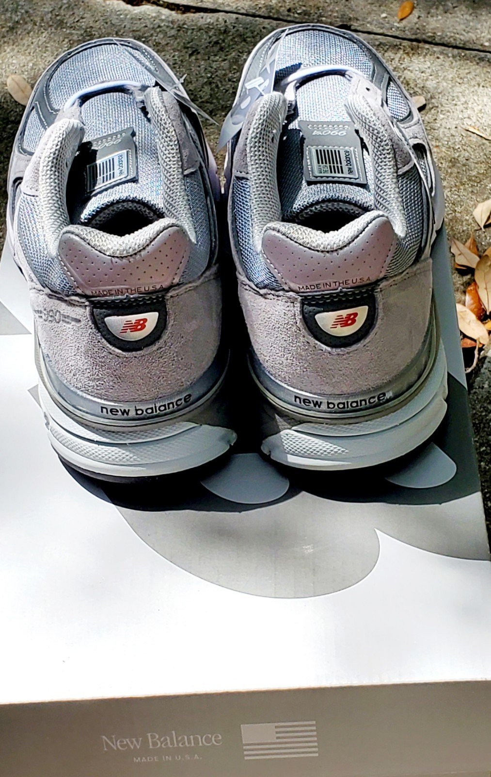 New Balance 990v4 Grey Silver Size 10.5 Made in USA U990GR4