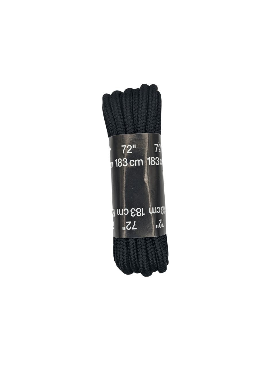 Heavy Duty Black Round Nylon Boot and Hiking Shoe Laces (1 Pair)