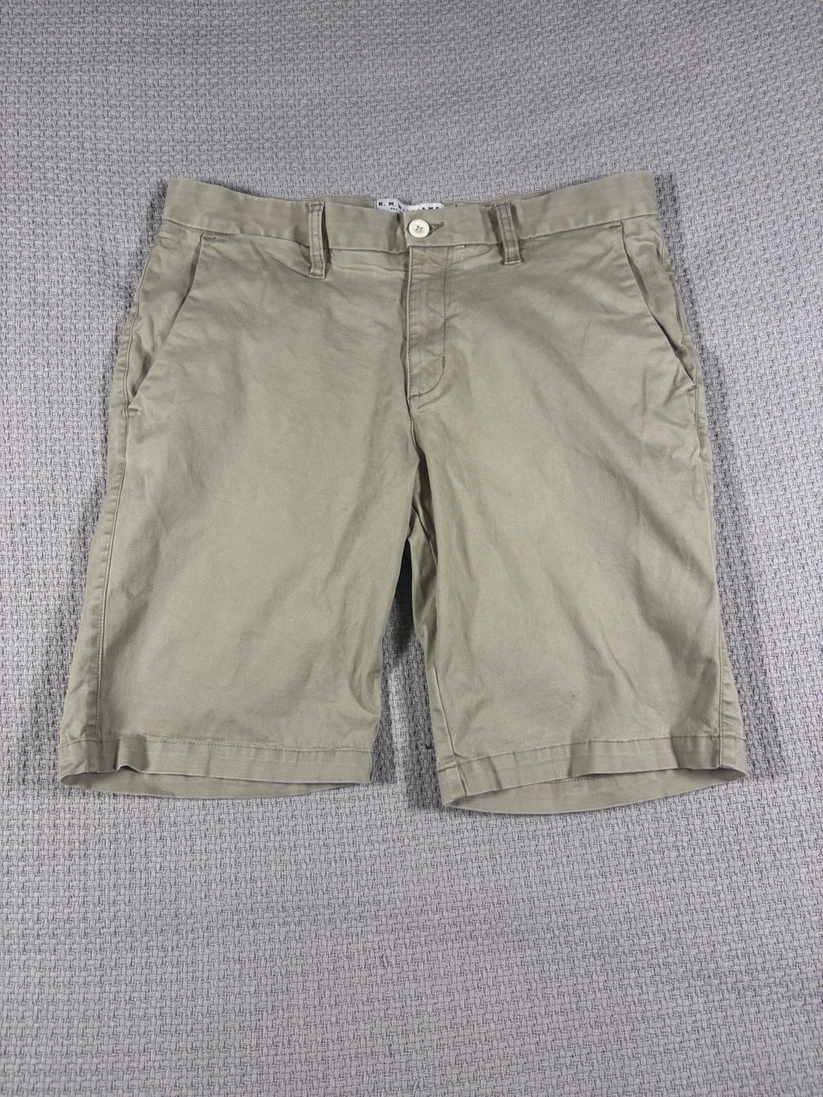 R.M. Williams khaki Shorts mens 34” beige