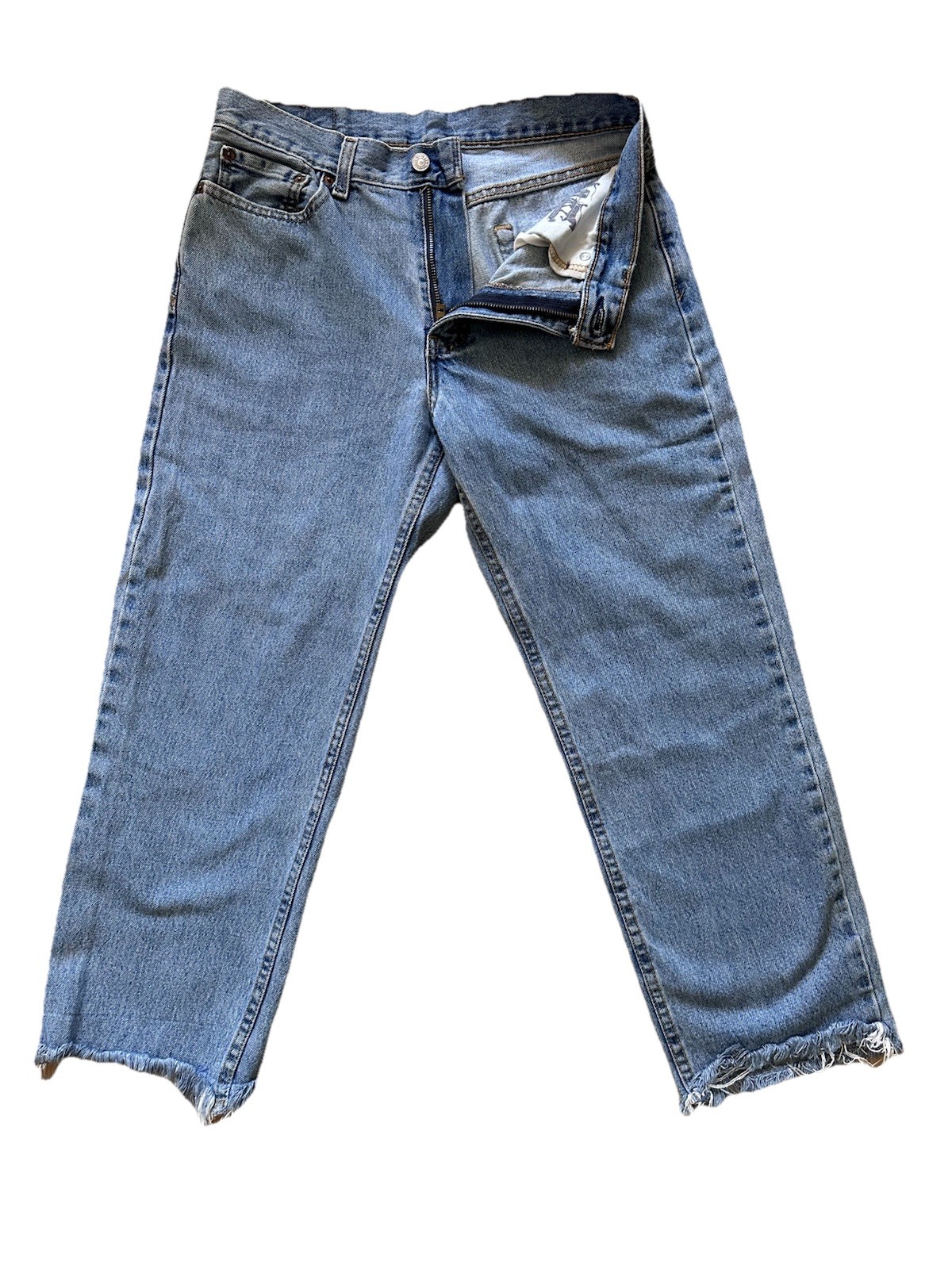 Levi’s Men’s 550 Jeans Cut-offs / 30Wx26L / Light Wash / Beachy Vibes