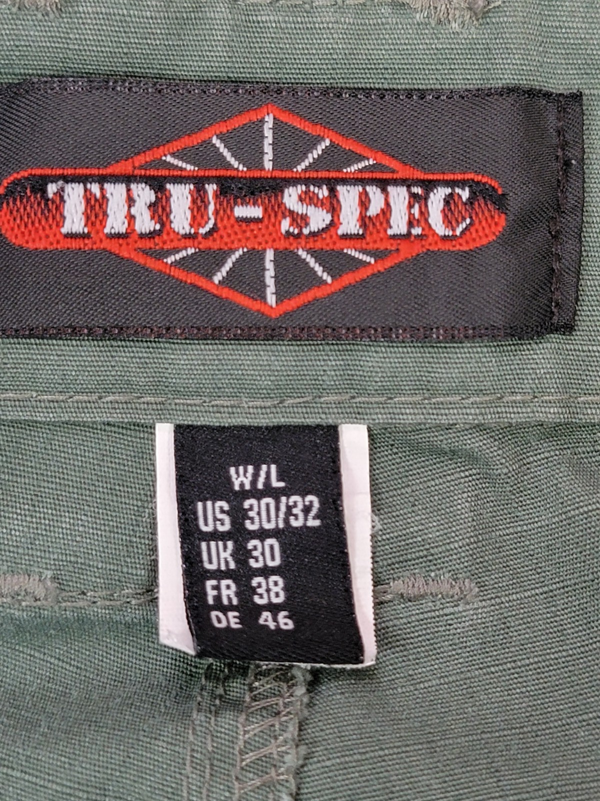 Tru-Spec Men’s Tactical Cargo Pants Size 30/32 Green Ripstop Workwear Classic