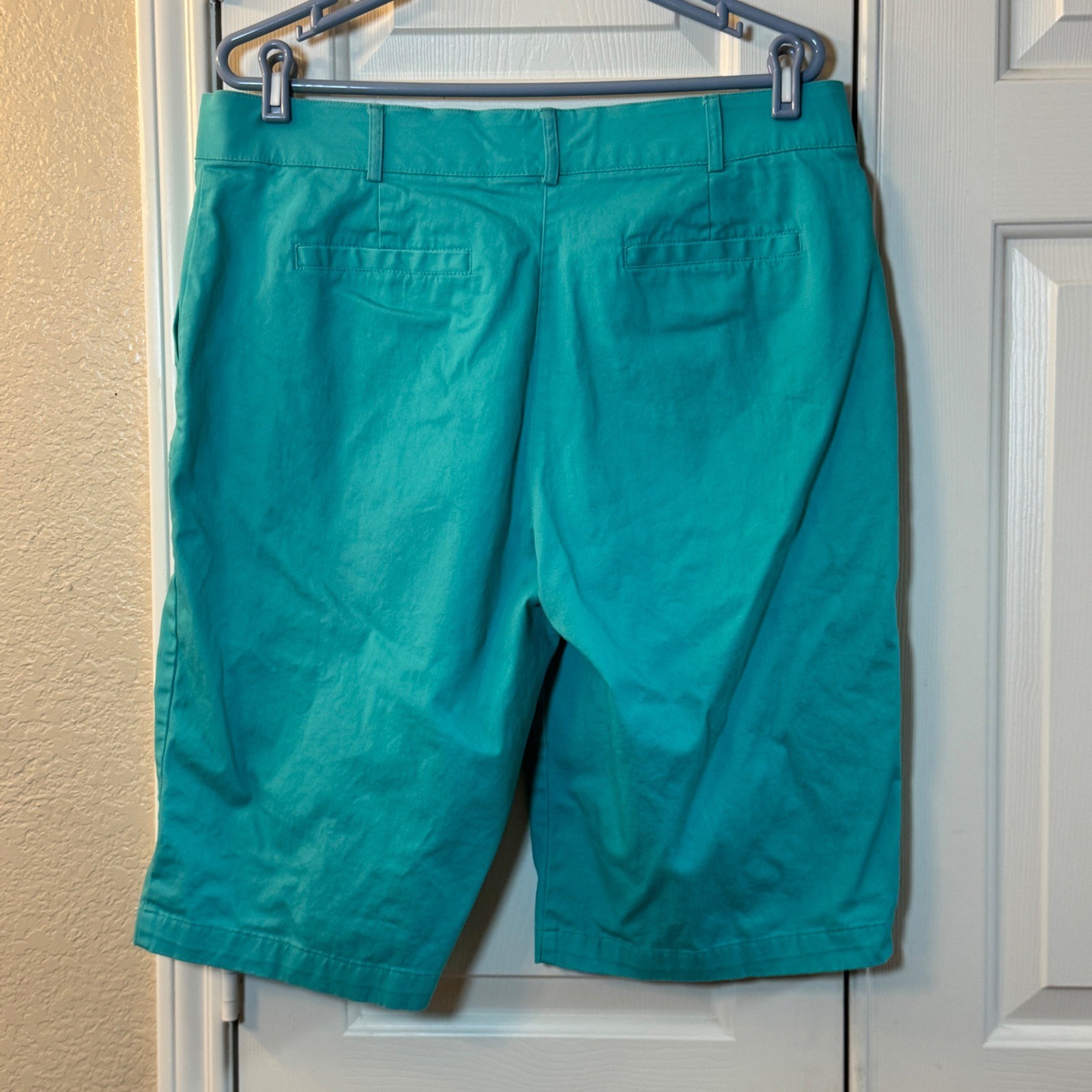 Counterparts Turquoise/Teal Women’s Plus Shorts Size 16 with Pockets
