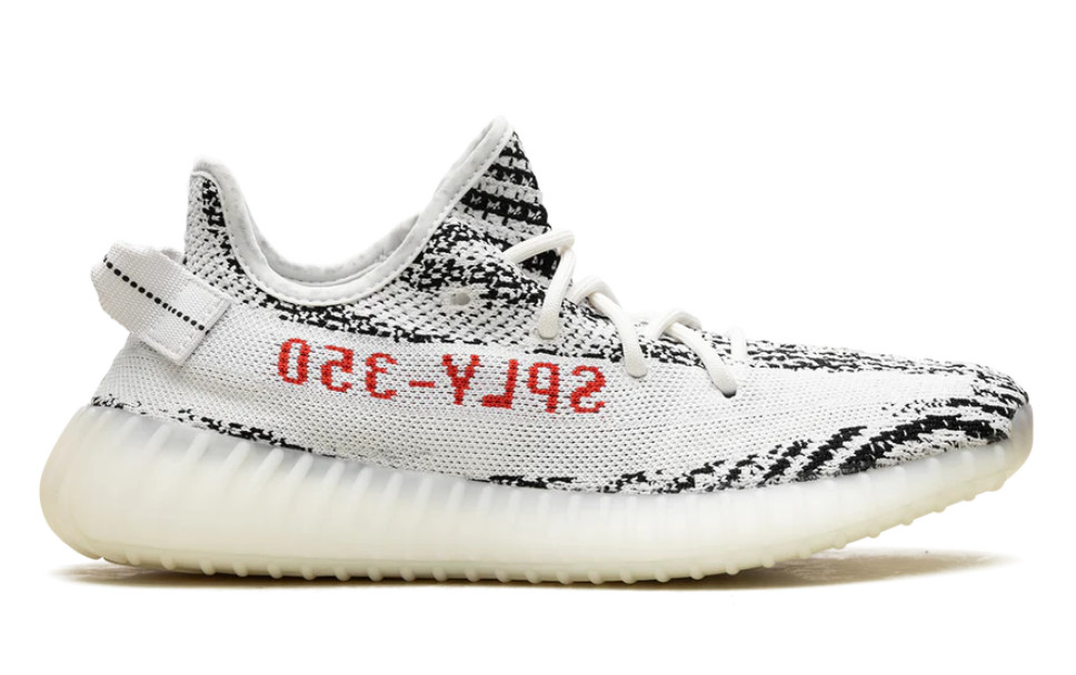 Yeezy Boost 350 V2 “Zebra 2023” CP9654 Men’s Size 9.5 Damaged Box