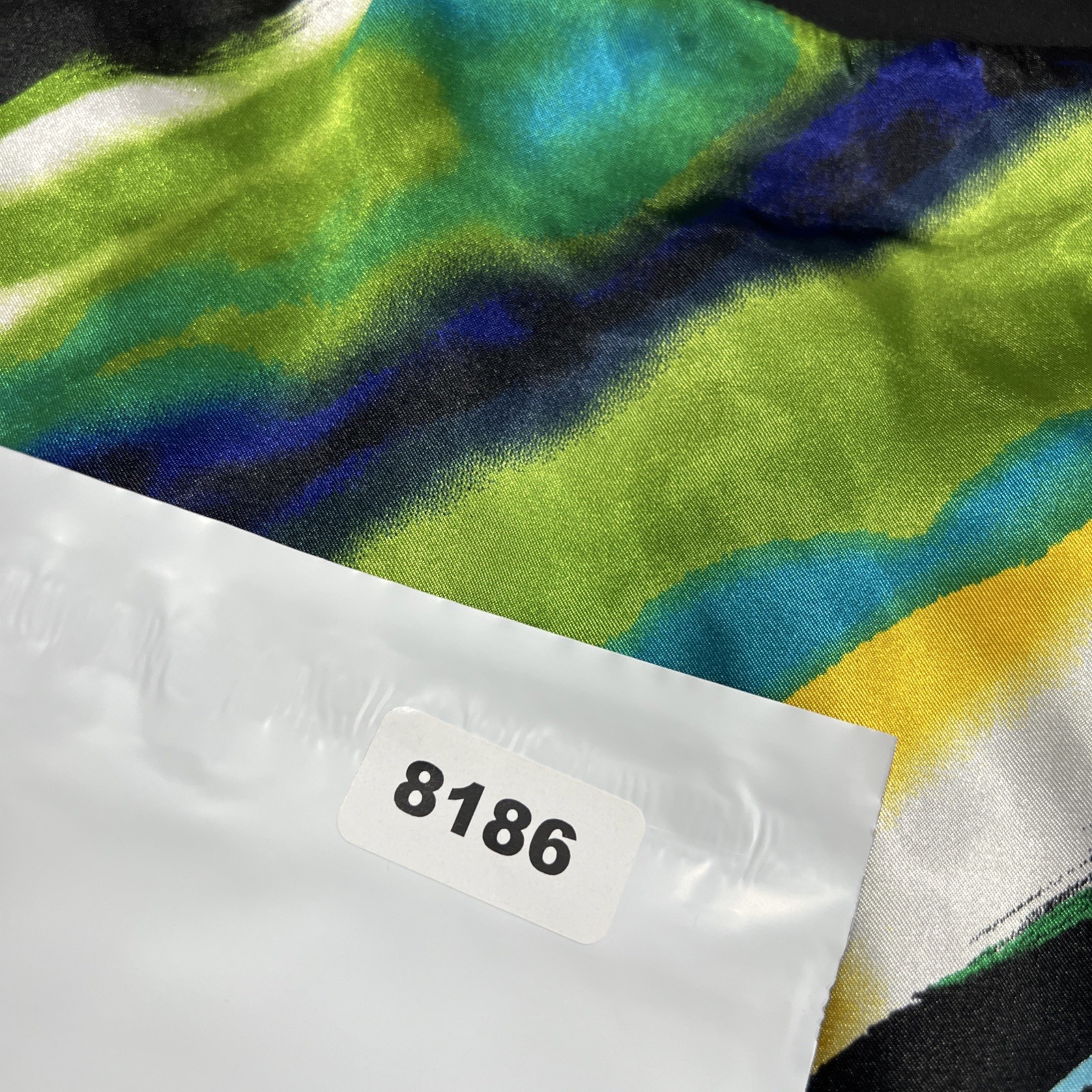 B Wear Tank Top Blouse Womens Small Black Sleeveless Colorful Stretch Artsy Boho