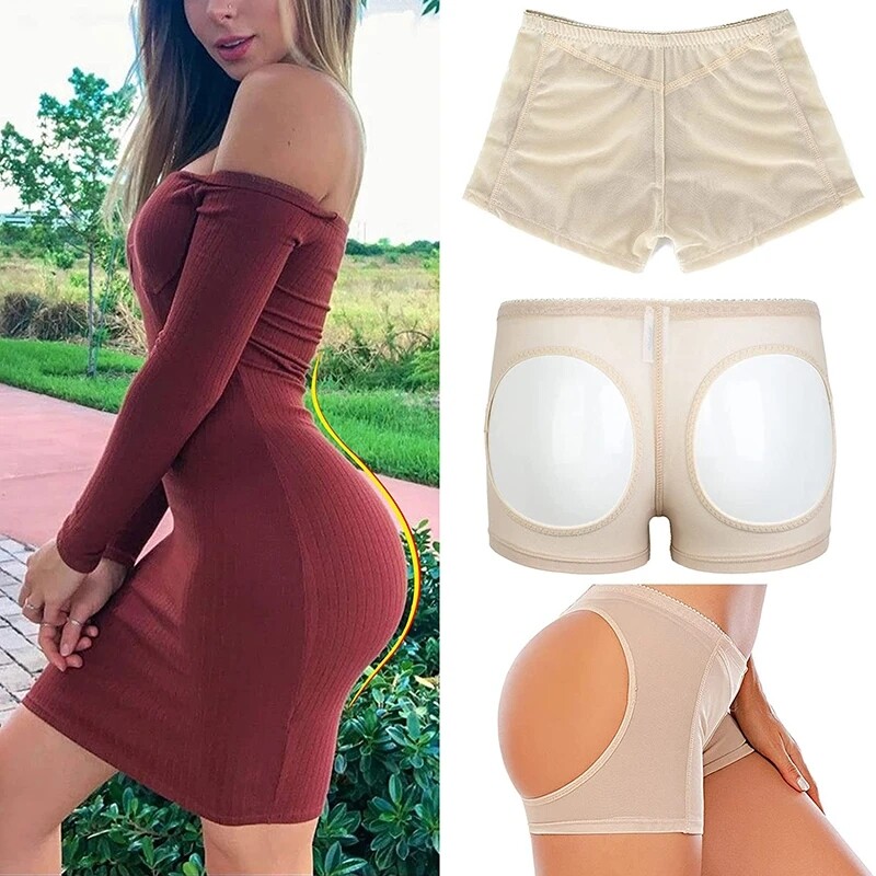 Women’s Butt Lifter Booty Push Up Shorts Belly Control Hips Enhancer Body Shaper