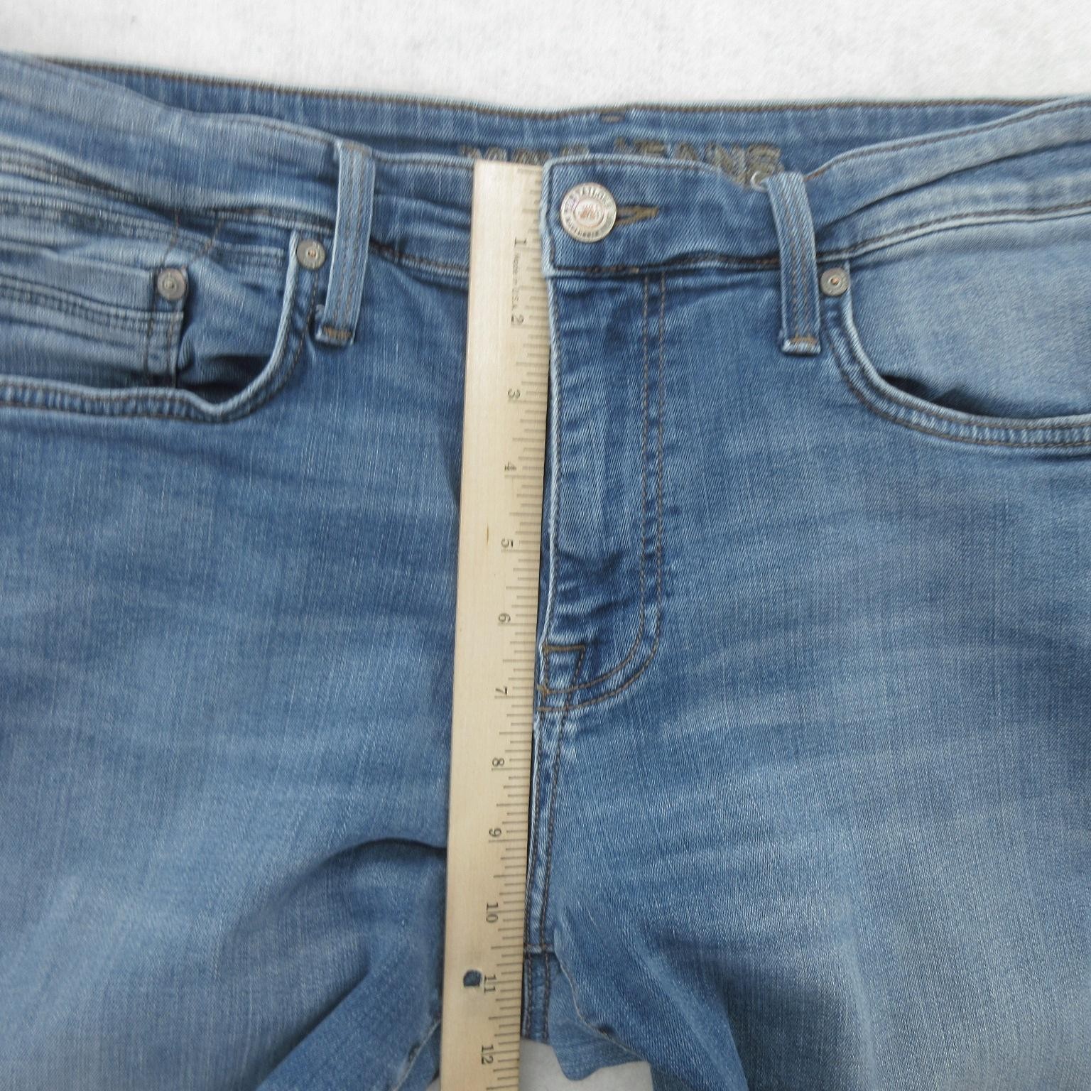 Mavi Jeans Mens 33×30 Blue Medium Wash Slim Straight Stretch Denim Pants Casual