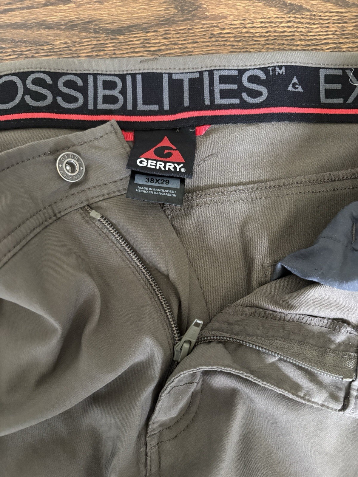 Gerry Men’s Comfort Stretch Outdoor Travel Pants, XL