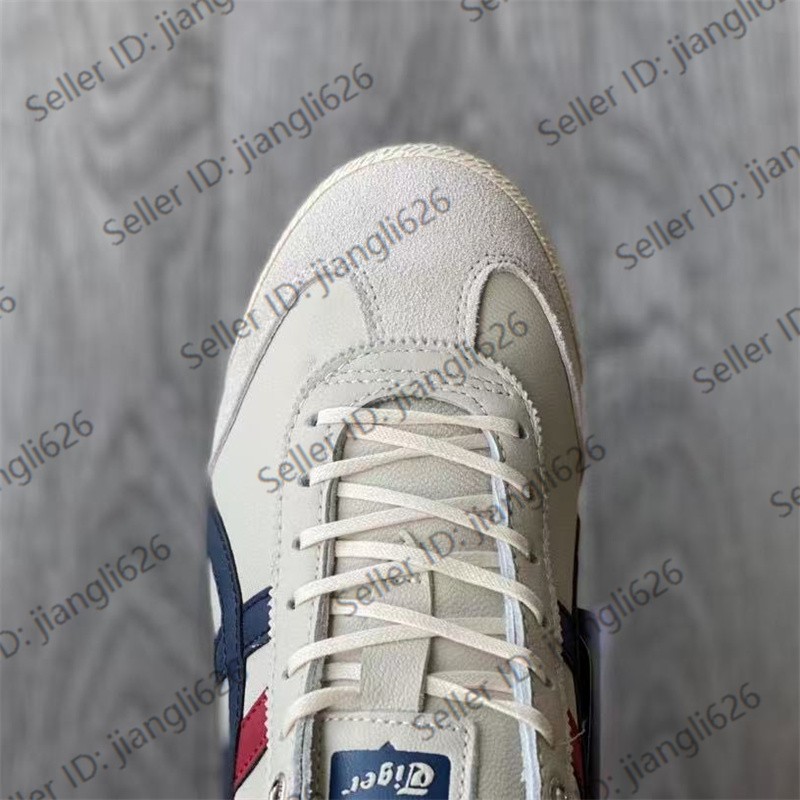 NEW Onitsuka Tiger MEXICO 66 ‘SD’ 1183A727 101 Beige Navy Blue Red