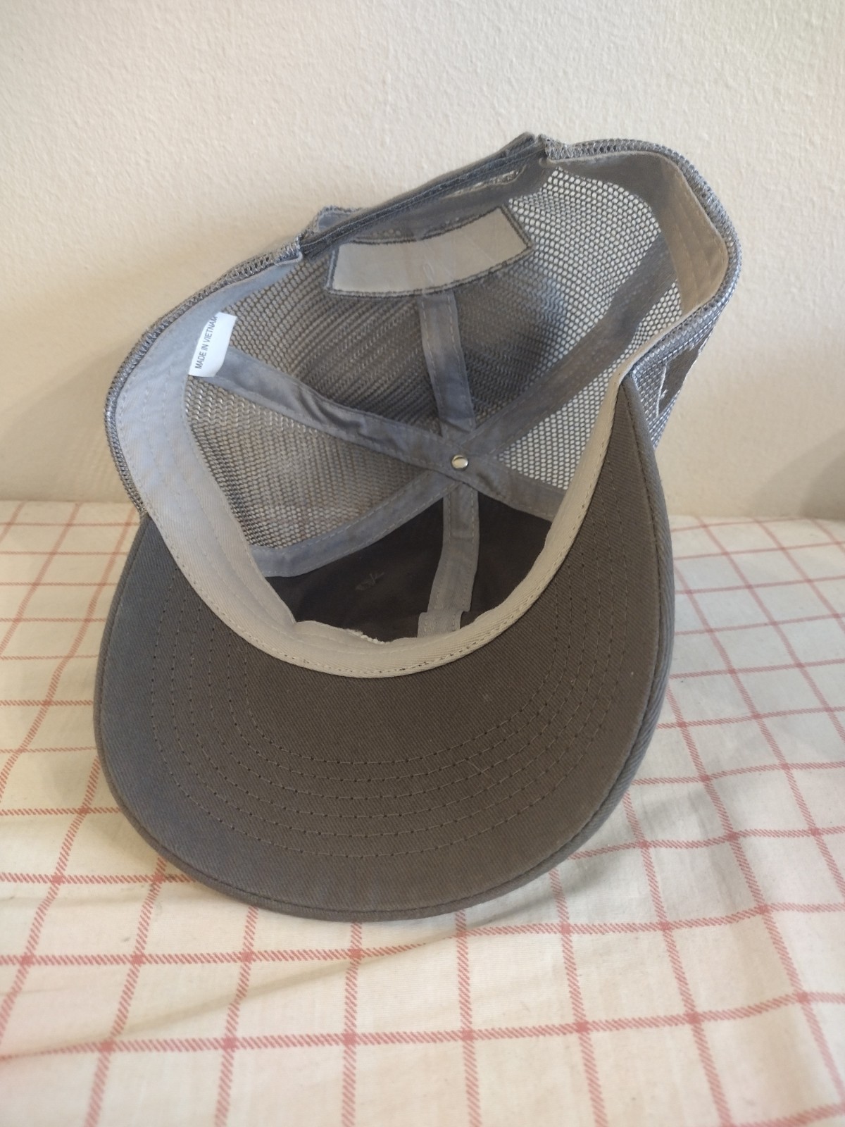 SDI Aluminum Dynamics Employee Trucker Cap Hat Gray Adjustable Embroidered Mesh