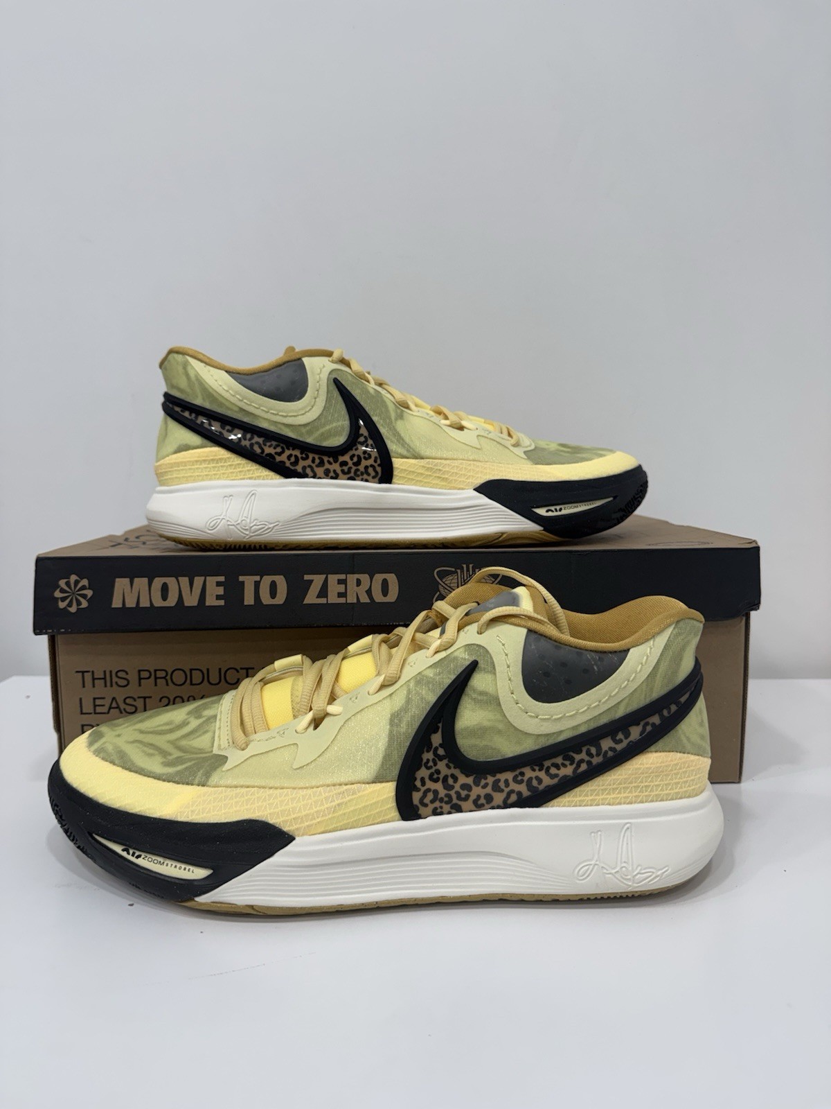 Nike Kyrie 8 Citron Leopard NIB Box Shoes Sneakers DJ6017-800 Men Size 13.5