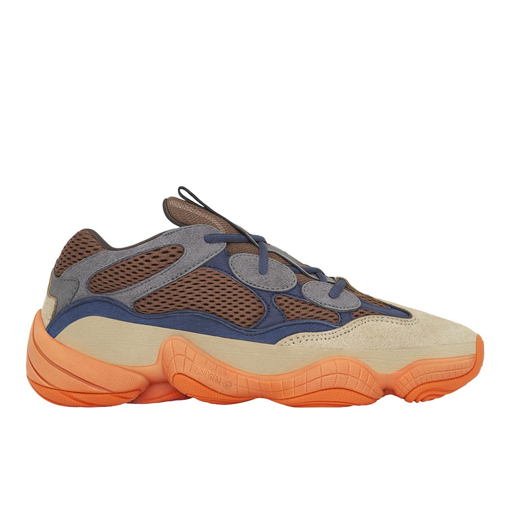 adidas Yeezy 500 Lace Up Mens Beige, Brown, Orange Sneakers Casual Shoes GZ554